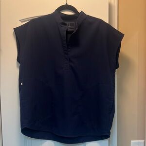 Figs women’s navy blue Rafaela scrub top